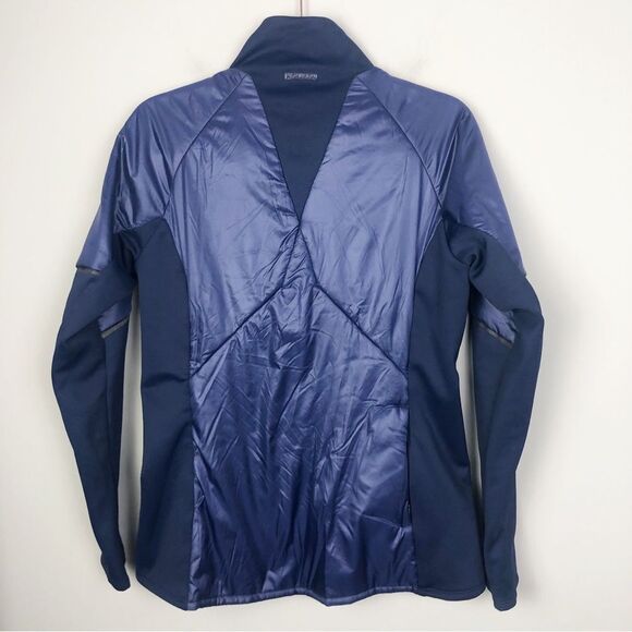 ATHLETA | Eco Insulation Rock Creek Zip Front Jacket Coat Blue Women’s Size M - Picture 11 of 13